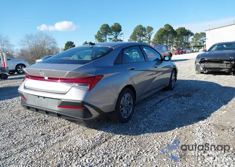 2025 Hyundai Elantra Hybrid Blue from USA, damaged, VIN KMHLM4DJ0SU166750